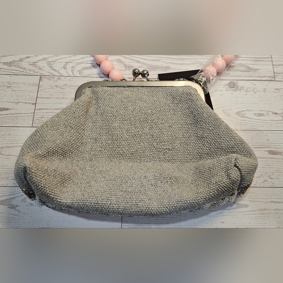 Beaded Floral & Butterfly Shoulder Bag - Picture 2 of 6